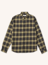 Dirleton Shirt in Green / Black Check Flannel