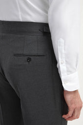 Dark Grey Soragna Trousers Made In Italy