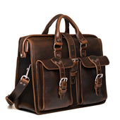 Flight Bag Leather Briefcase