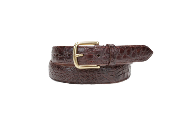 Men's Alligator Leather Belt