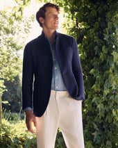 Men's Cannes Linen Shirt Blue