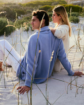 Men's Kensington Cashmere Cardigan Sea Mist Blue