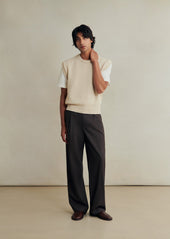 Round Collar Vest