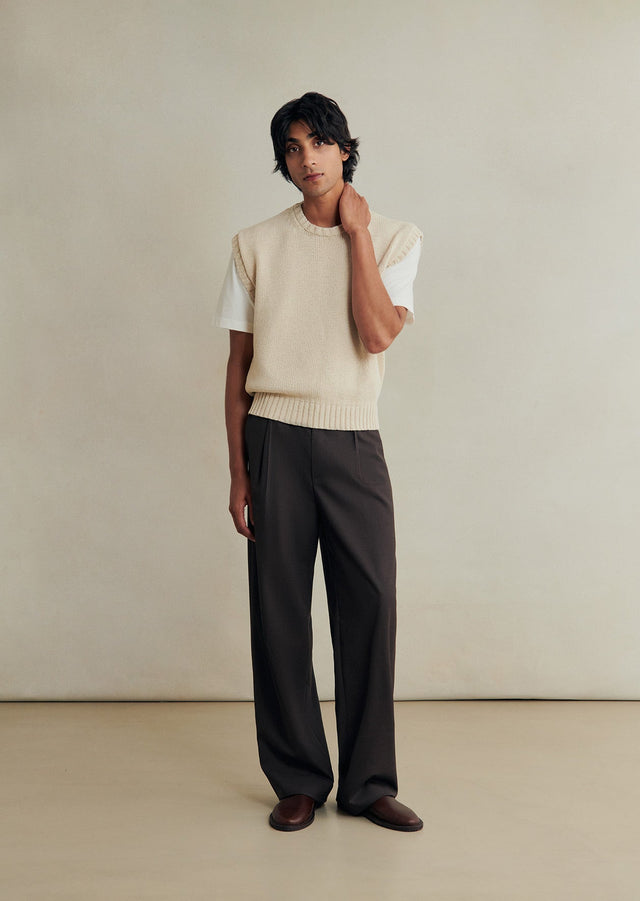 Round Collar Vest