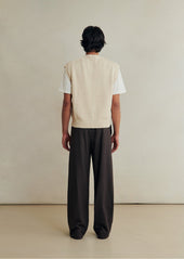 Round Collar Vest