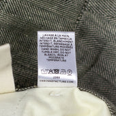 Naturalist Shorts In And Ecru Herringbone Linen