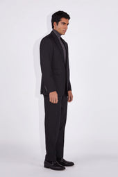 Haiden Grey Notch Lapel Wool Suit