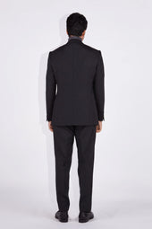 Haiden Grey Notch Lapel Wool Suit