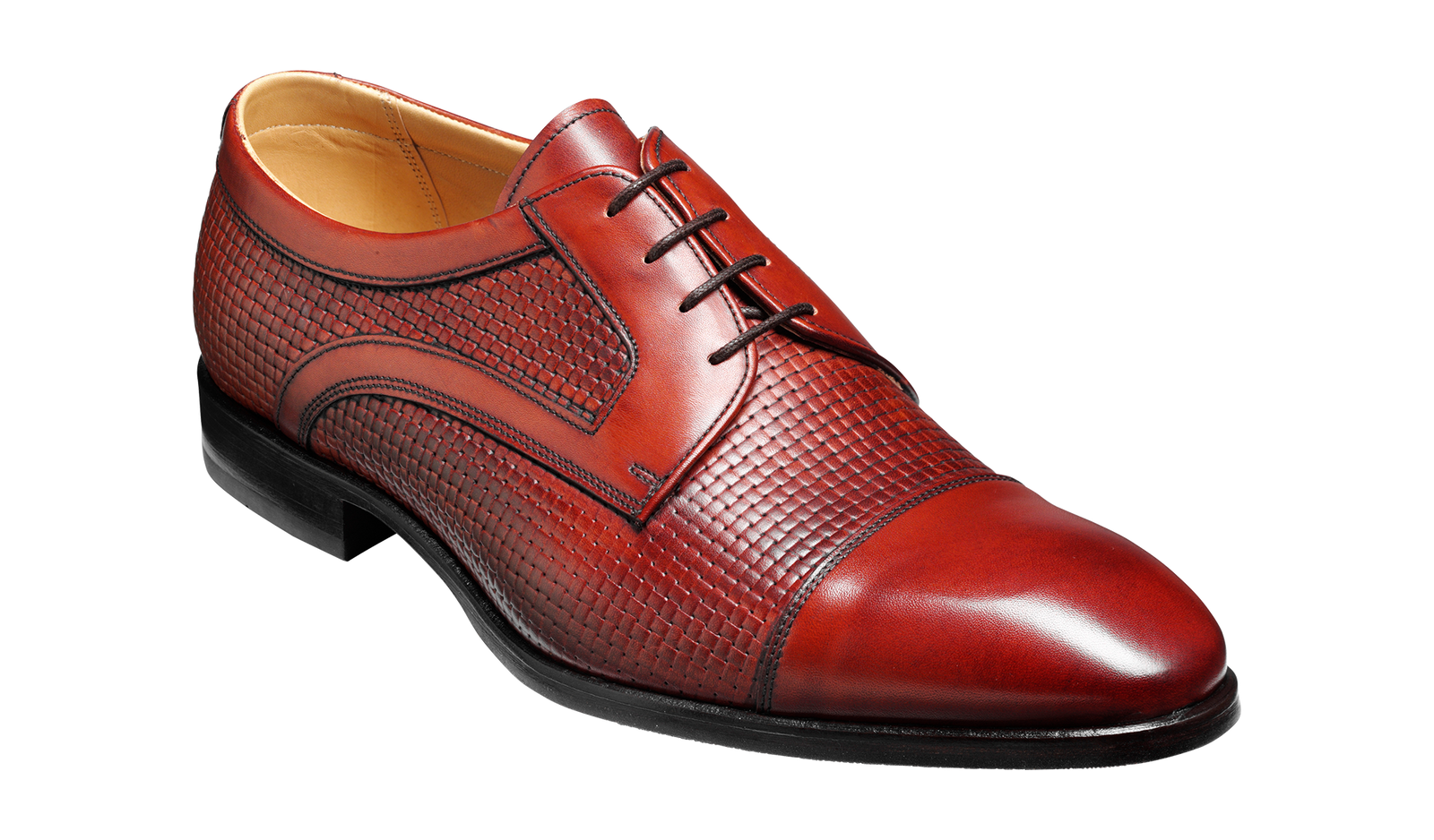 Deene Rosewood Calf Weave