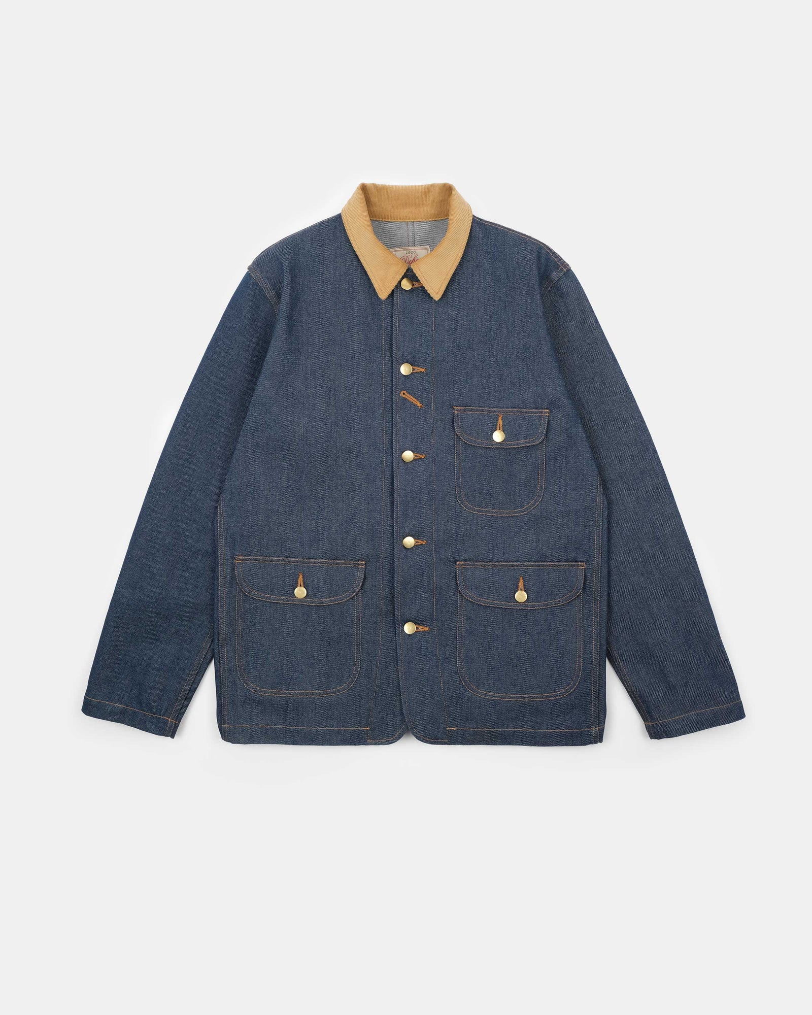 Chore Coat 2 0 Indigo Denim Corduroy