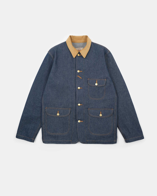 Chore Coat 2 0 Indigo Denim Corduroy
