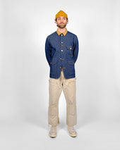 Chore Coat 2 0 Indigo Denim Corduroy