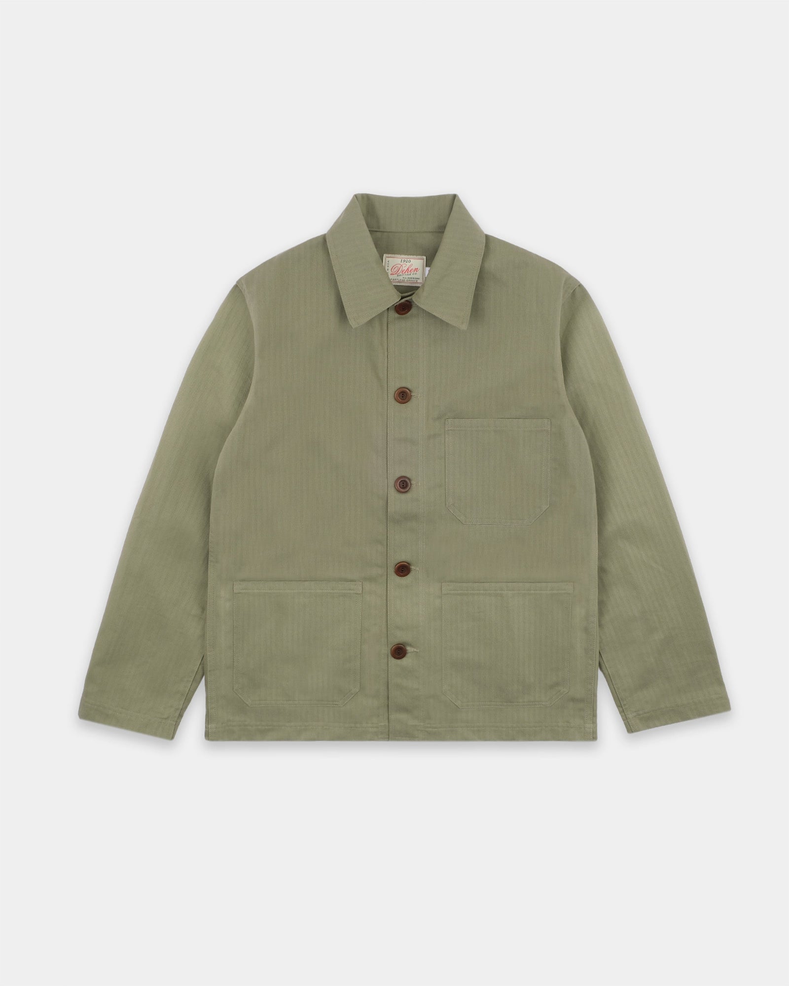 Woven Chore Coat Dry Waxed Cotton