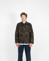 Woven Chore Coat Darkwood Camouflage
