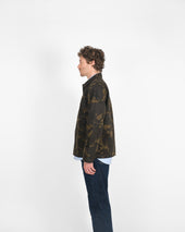 Woven Chore Coat Darkwood Camouflage