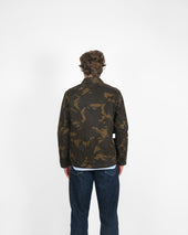 Woven Chore Coat Darkwood Camouflage