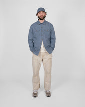 Crissman Overshirt Faded Dry Waxed Rip Stop