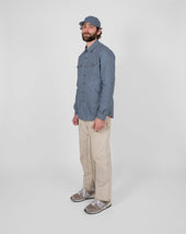 Crissman Overshirt Faded Dry Waxed Rip Stop