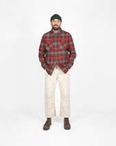 Crissman Overshirt Red Fraser Plaid