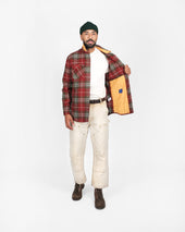 Crissman Overshirt Red Fraser Plaid