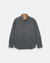 Crissman Overshirt Herringbone Bull Denim