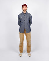 Crissman Overshirt Herringbone Bull Denim