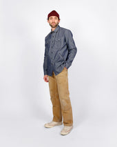 Crissman Overshirt Herringbone Bull Denim