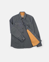 Crissman Overshirt Herringbone Bull Denim