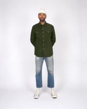 Crissman Overshirt Loden Moleskin
