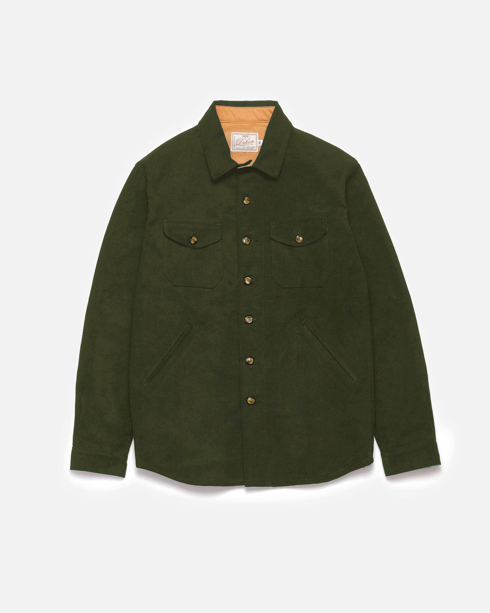 Crissman Overshirt Loden Moleskin
