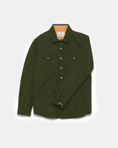 Crissman Overshirt Loden Moleskin