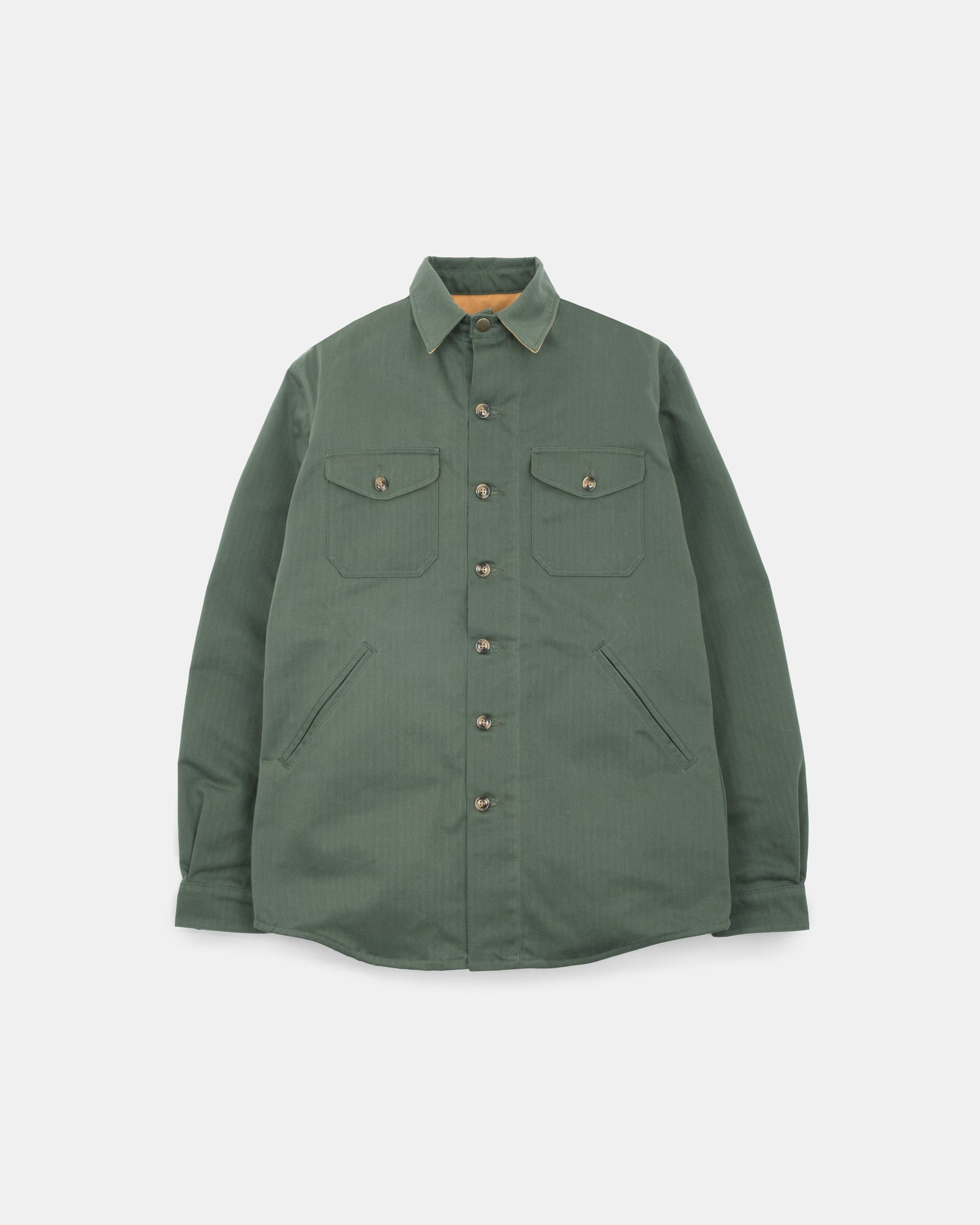 Crissman Overshirt Waxed Cotton Spruce