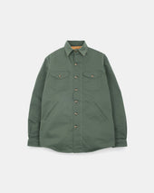 Crissman Overshirt Waxed Cotton Spruce
