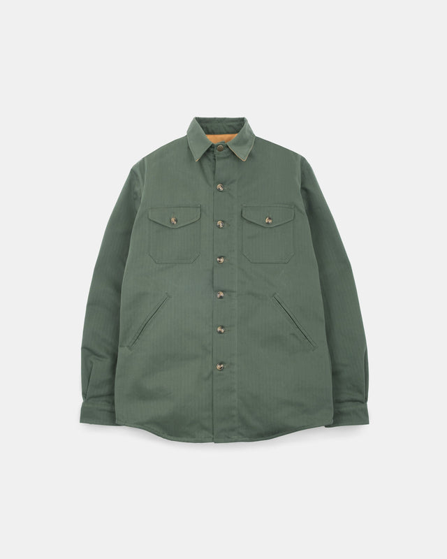 Crissman Overshirt Waxed Cotton Spruce