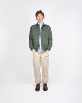 Crissman Overshirt Waxed Cotton Spruce
