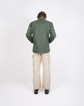 Crissman Overshirt Waxed Cotton Spruce