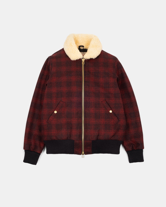 Heavy Duty Flyer S Club Jacket Canyon Plaid Gold