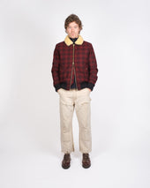 Heavy Duty Flyer S Club Jacket Canyon Plaid Gold