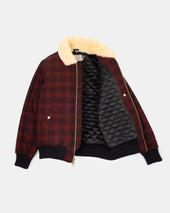 Heavy Duty Flyer S Club Jacket Canyon Plaid Gold
