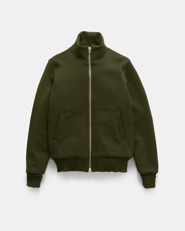 Full-Throttle Moto-Sweater - Loden