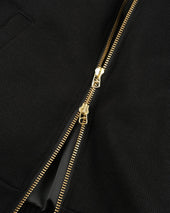 Full Throttle Striped Moto Hoodie Old Gold