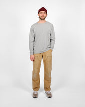 Heavy Duty Long Sleeve Tee Non Pocket W Cuff Heather
