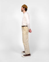 Heavy Duty Long Sleeve Tee - Non Pocket w/ Cuff - Natural