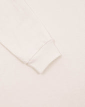 Heavy Duty Long Sleeve Tee - Non Pocket w/ Cuff - Natural