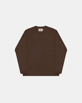 Heavy Duty Long Sleeve Tee Single Pocket