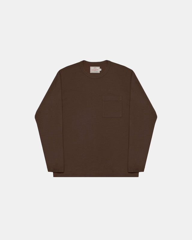Heavy Duty Long Sleeve Tee Single Pocket