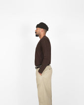 Heavy Duty Long Sleeve Tee Single Pocket