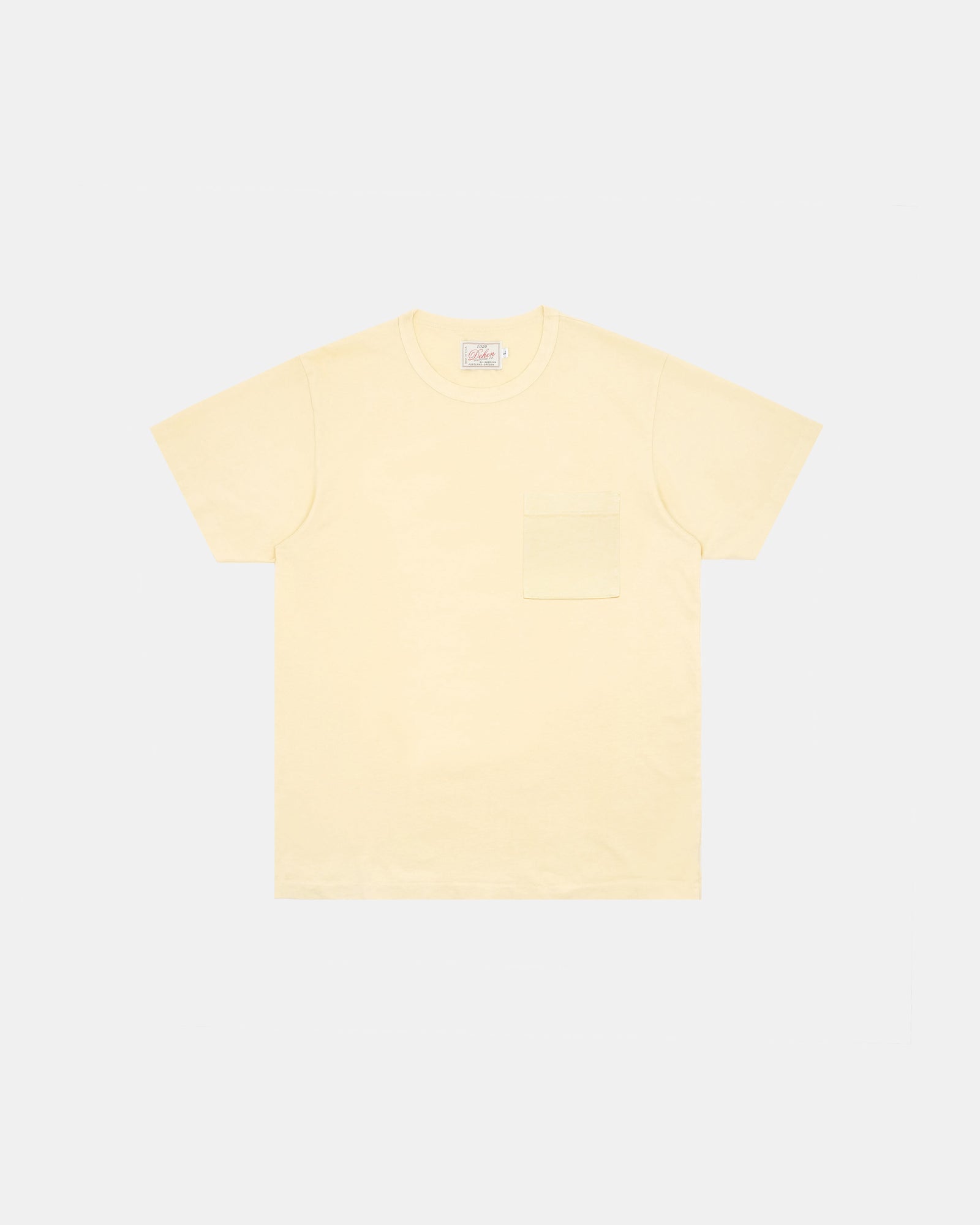 Heavy Duty Tee Single Pocket Lemon