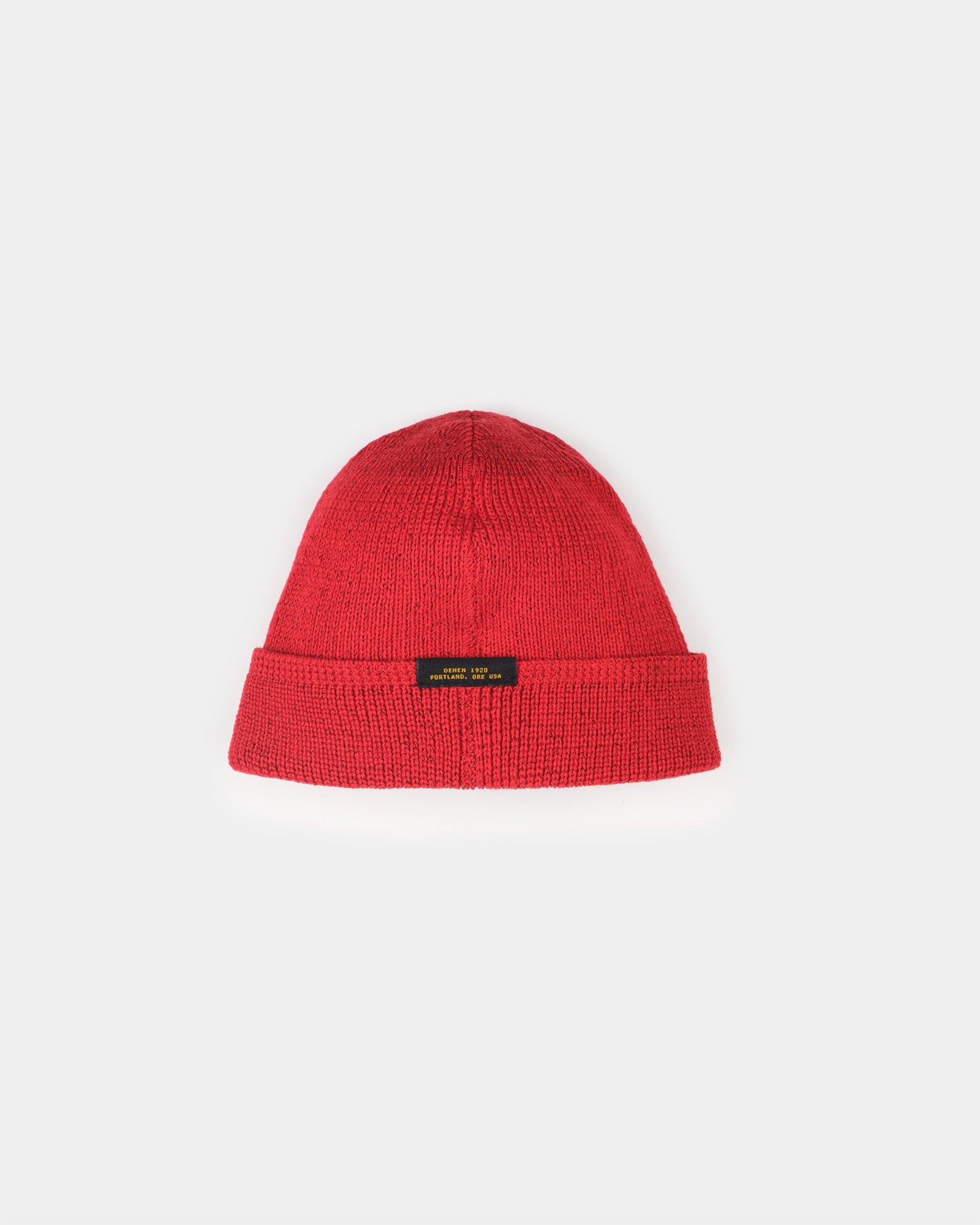 Wool Knit Watch Cap Scarlet