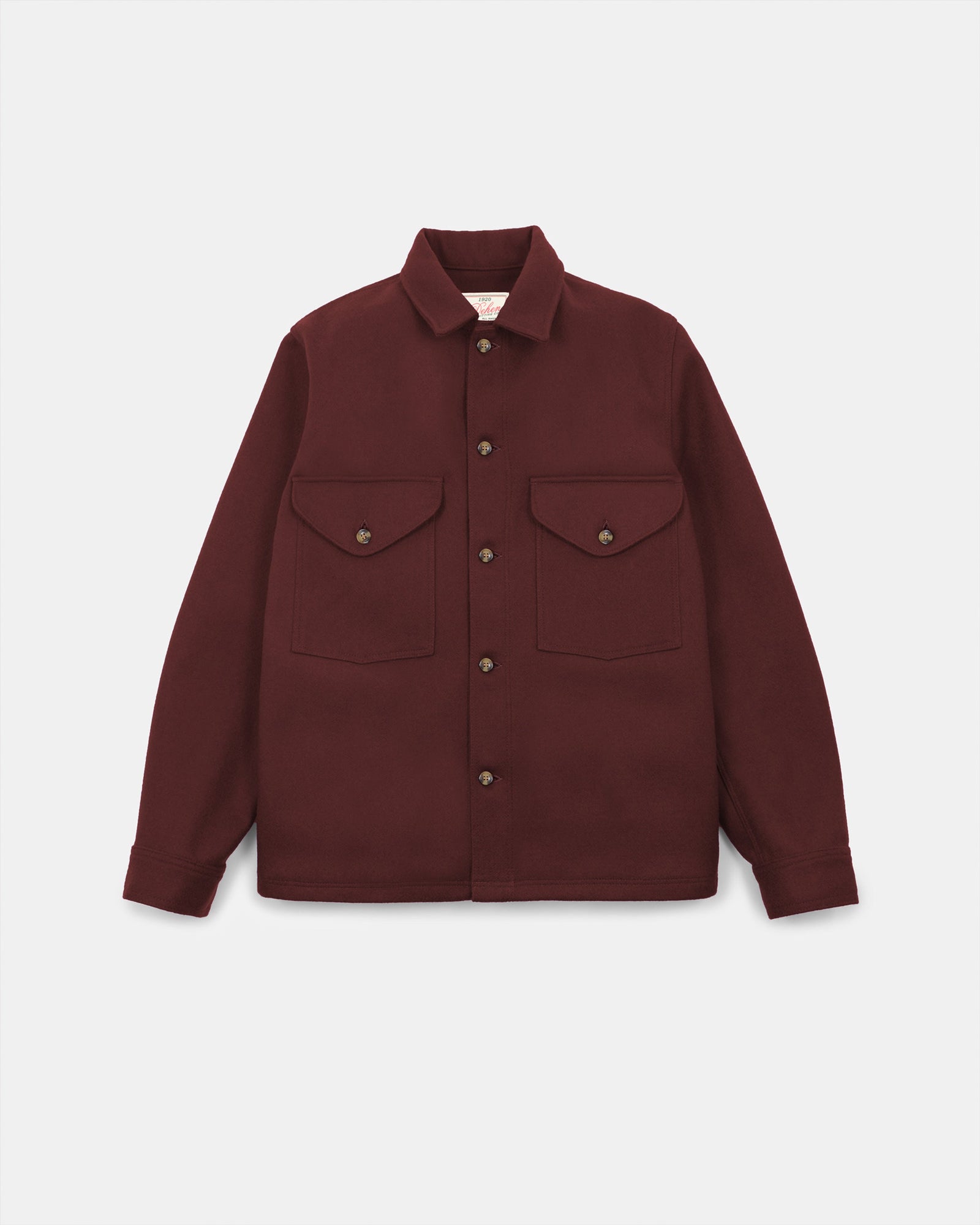 Skyline Overshirt Dark Maroon